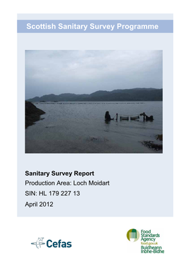 Sanitary Survey Report Production Area: Loch Moidart