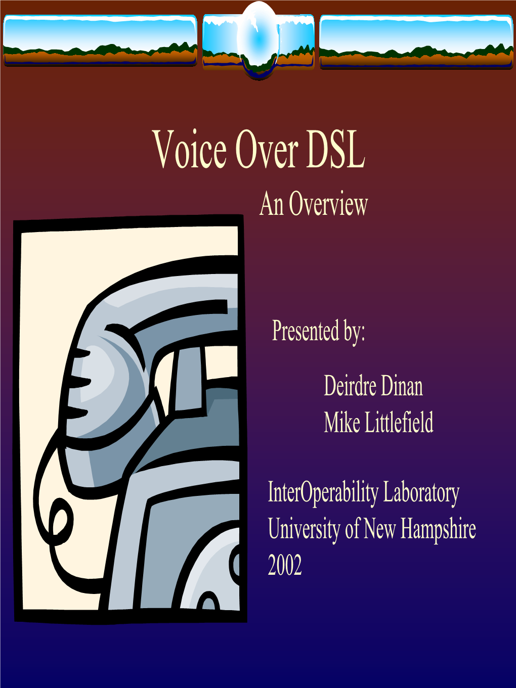 Voice Over DSL an Overview