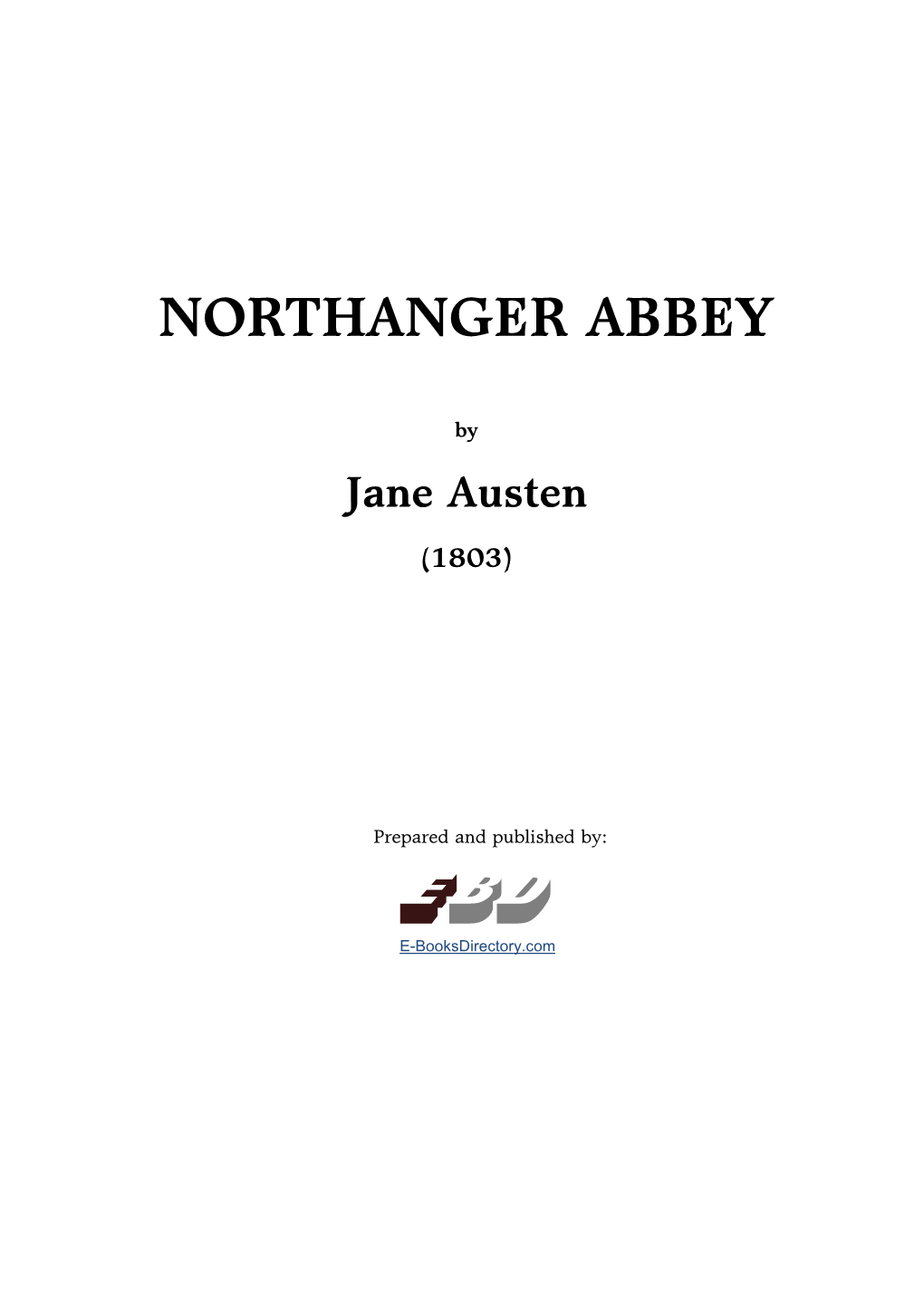 Northanger Abbey