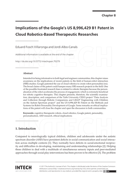 Implications of the Google's US 8,996,429 B1 Patent in Cloud