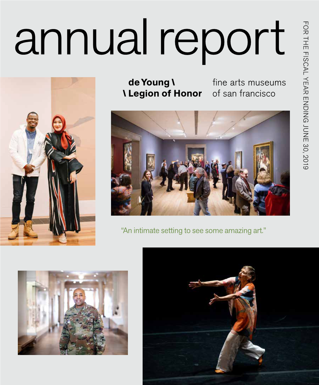 Annual Report for the FISCAL YEAR ENDING JUNE 30, 2019