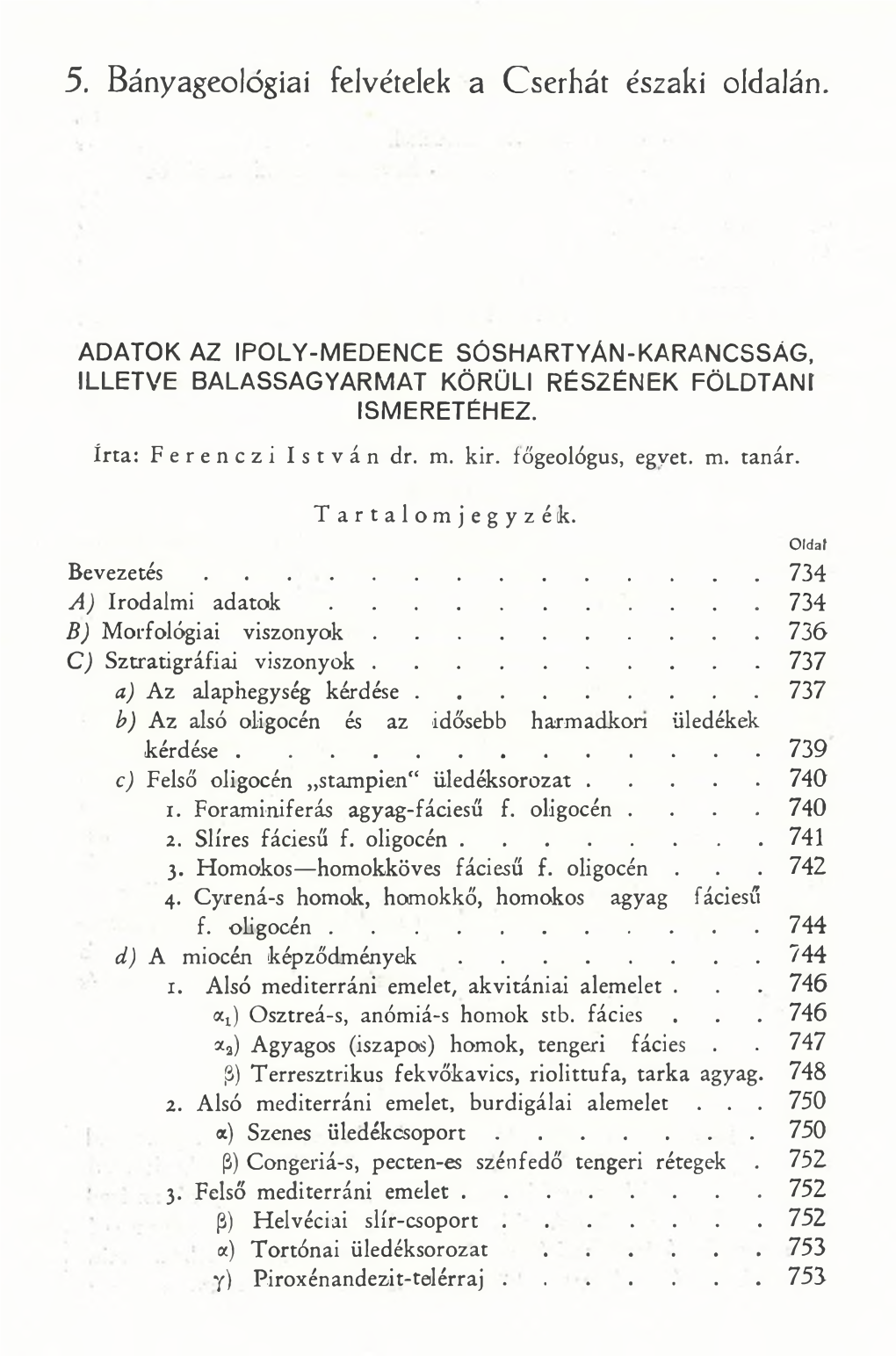 A Magyar Állami Földtani Intézet Évi Jelentése 1933-35/2