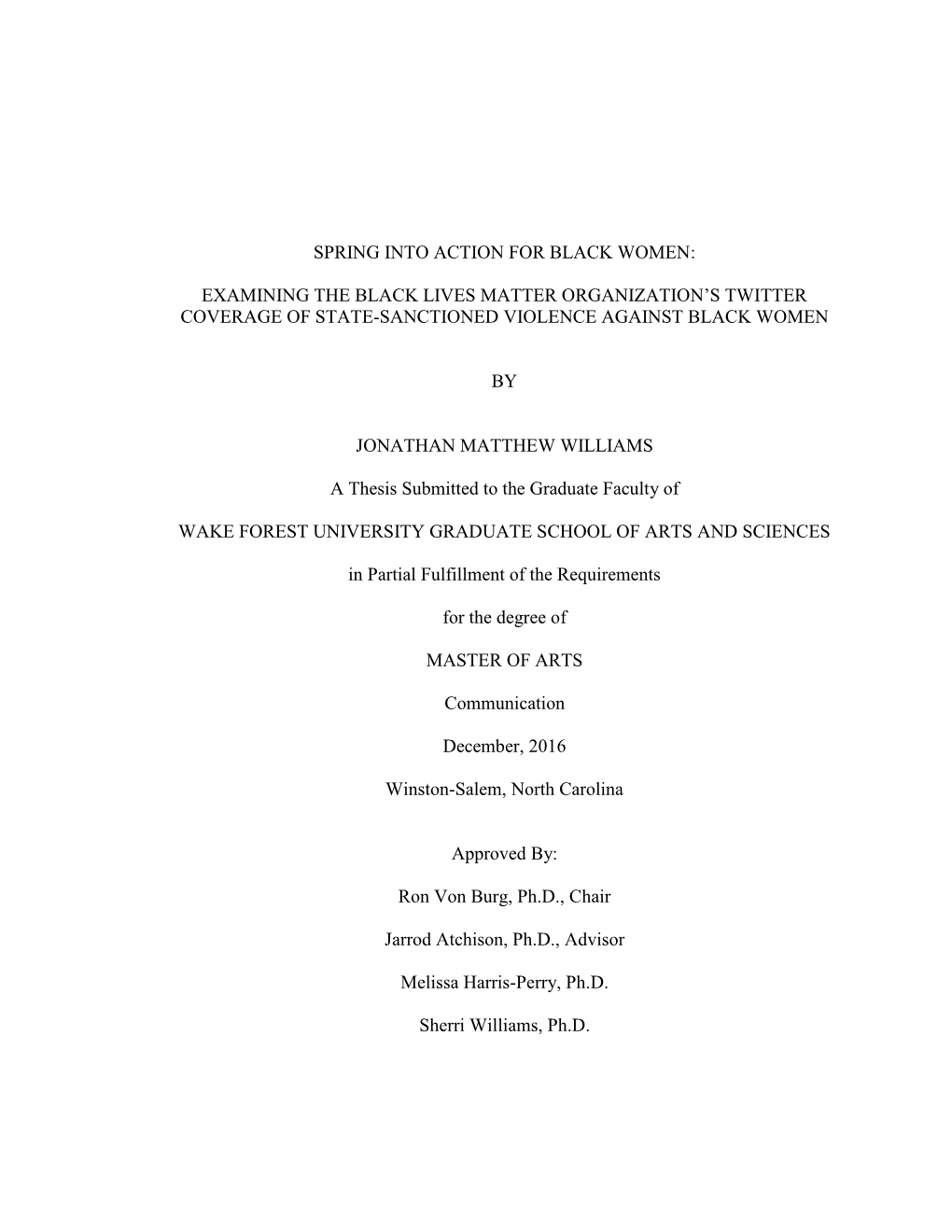 Examining the Black Lives Matter Organization's