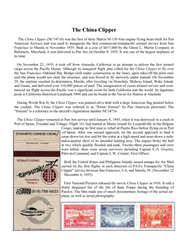 The China Clipper