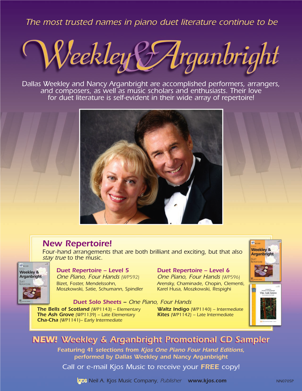 Weekley & Arganbright Promotional CD Sampler the Most Trusted