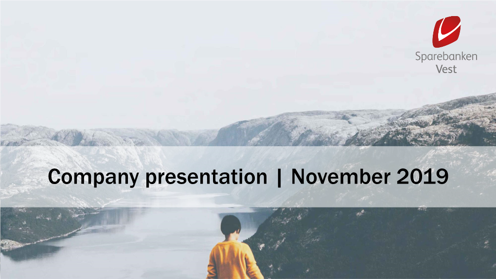 Company Presentation | November 2019 Financial Targets