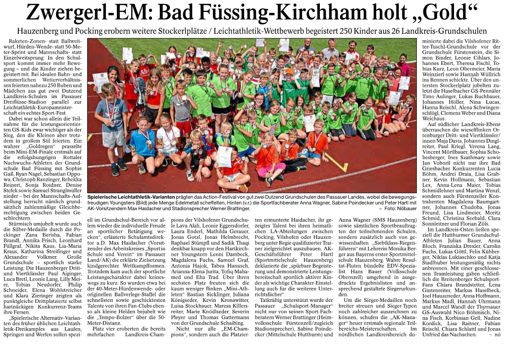 Zwergerl-EM: Bad Füssing-Kirchham Holt „Gold“