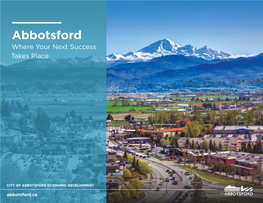 City of Abbotsford Economic Development Investment Profile