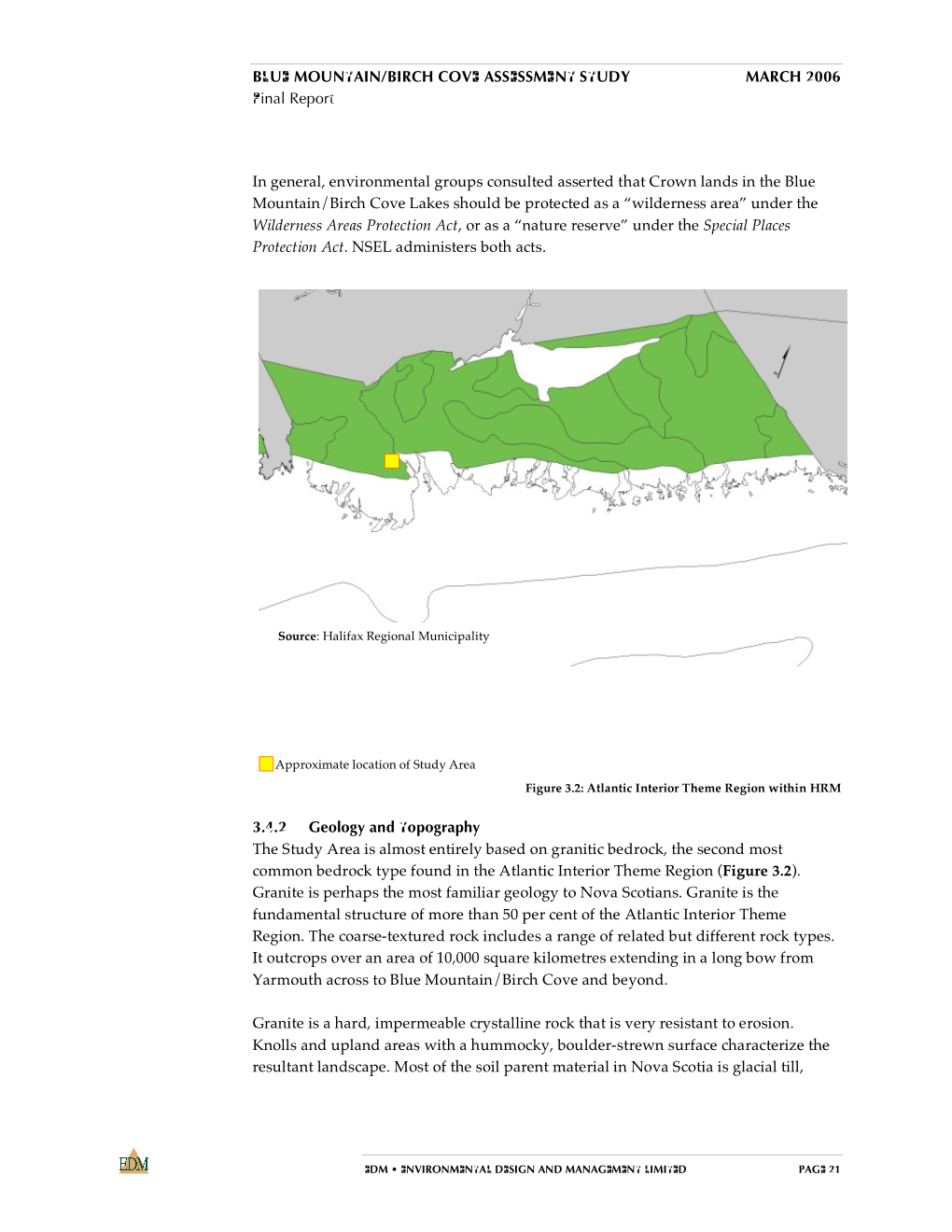 Focus Report for the Proposed Highway