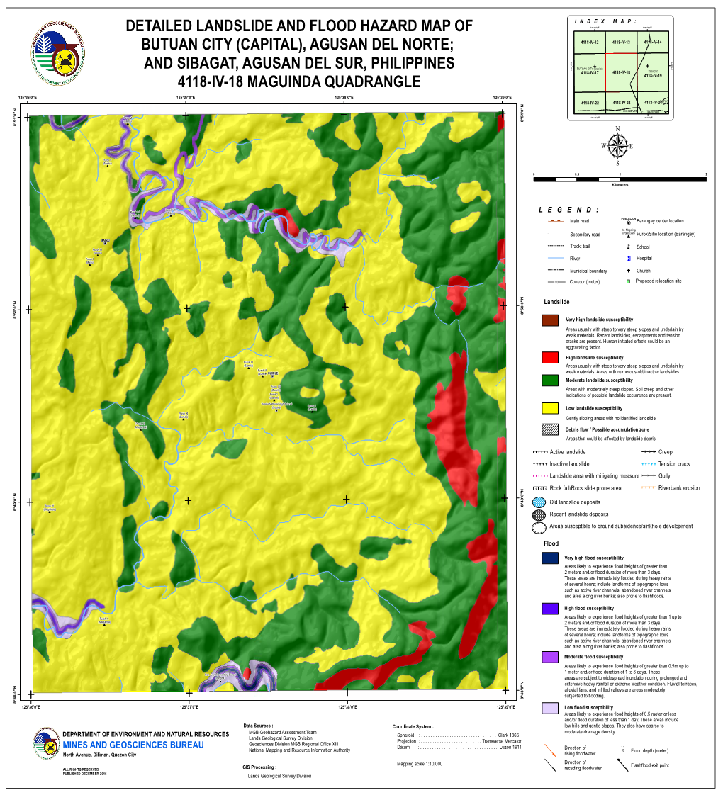 Detailed Landslide and Flood Hazard Map of Butuan City - DocsLib