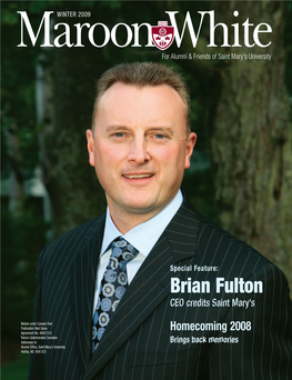 Brian Fulton CEO Credits Saint Mary’S