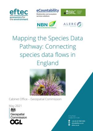 Mapping the Species Data Pathway: Connecting Species Data Flows in England