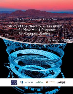Study of the Need for & Feasibility of a New Multi-Purpose On-Campus