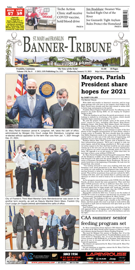 Mayors, Parish President Share Hopes for 2021