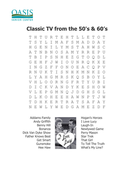 Classic TV from the 50'S & 60'S