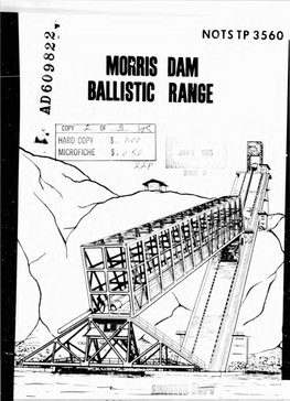 Morris Dam Ballistic Range