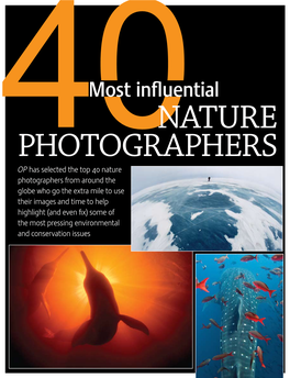 The World's 40 Most Influential Nature Photographers