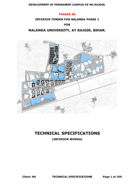 Technical Specifications (Interior Works)