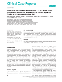 In an Infant with Congenital Diaphragmatic