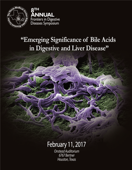 (2017) Emerging Significance of Bile Acids
