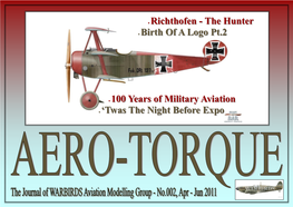 100 Years of Military Aviation • „Twas the Night Before Expo • Richthofen