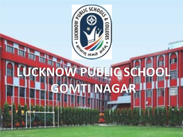 Lucknow Public School Gomti Nagar Name – Flight Cadet Anant Kumar Patel