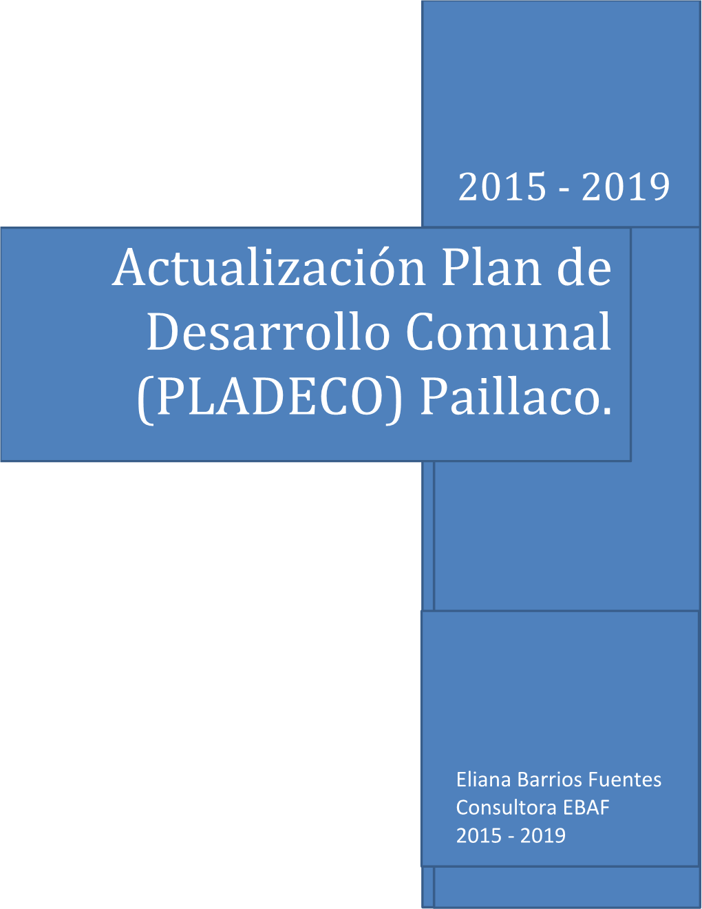 Actualización Plan De Desarrollo Comunal (PLADECO) Paillaco