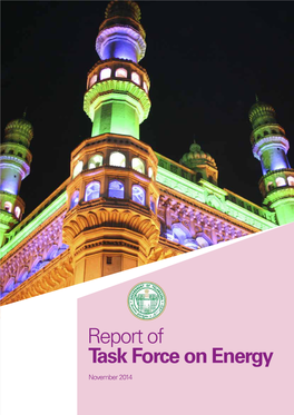Report of Task Force on Energy November 2014