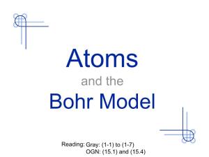Series 1 Atoms and Bohr Model.Pdf