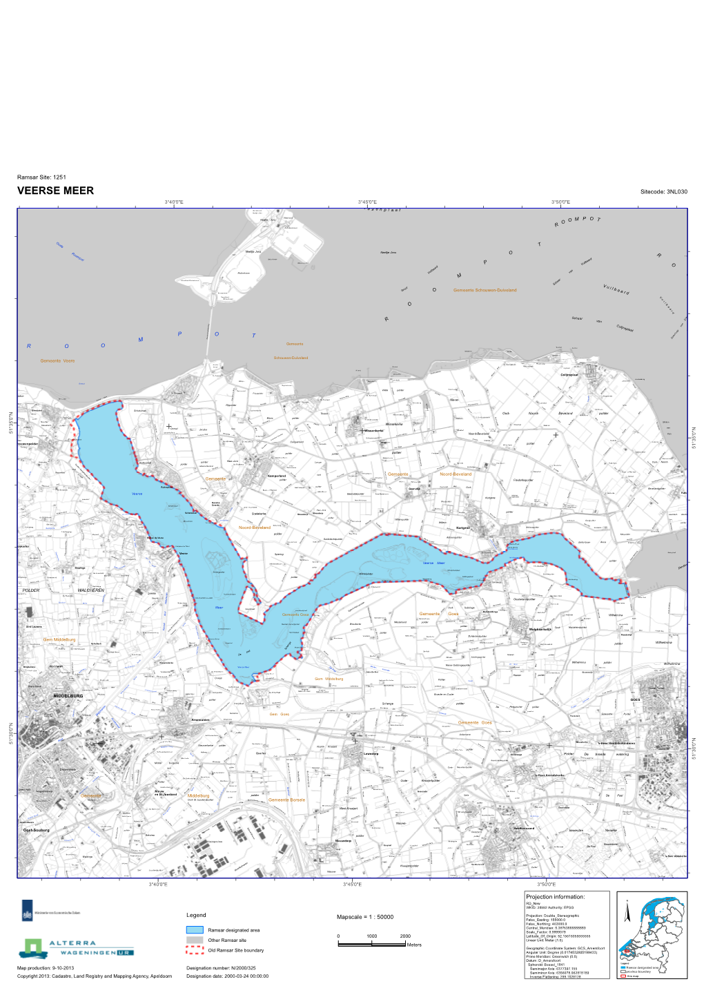 VEERSE MEER Sitecode: 3NL030 3°40'0"E 3°45'0"E 3°50'0"E R O G G Vluchthaven E N P L a a T Neeltje Jans