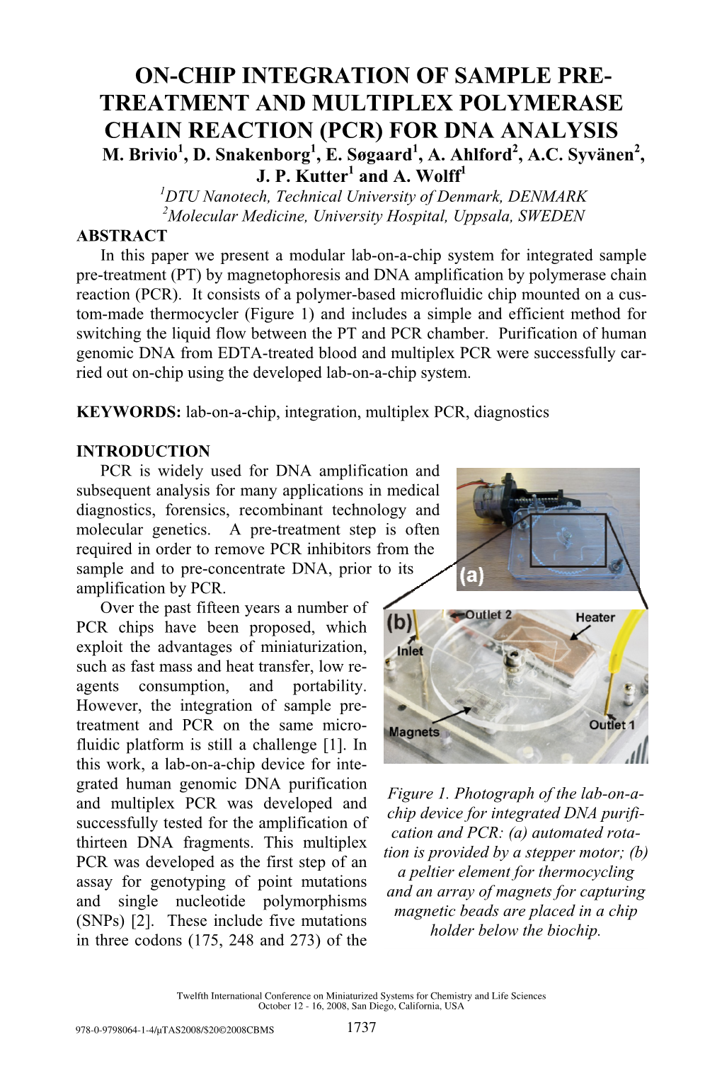 (Pcr) for Dna Analysis M