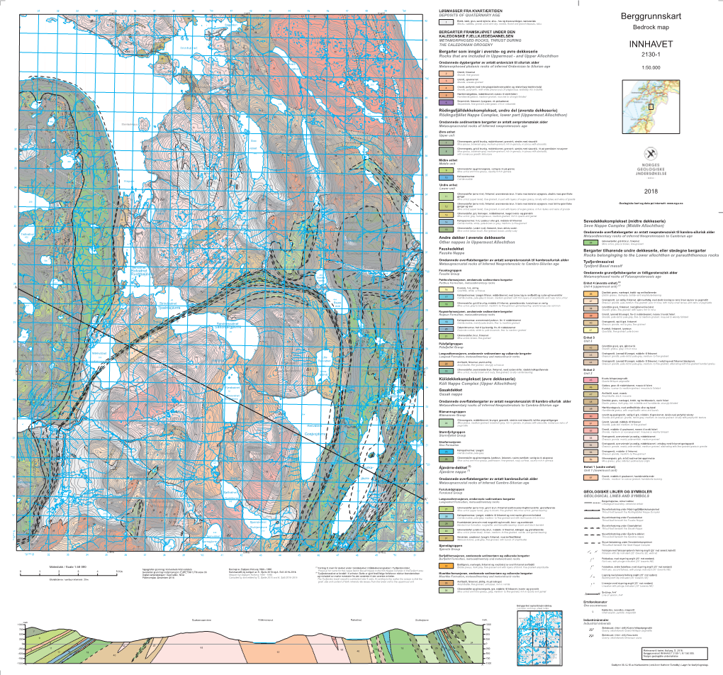 INNHAVET Berggrunnskart
