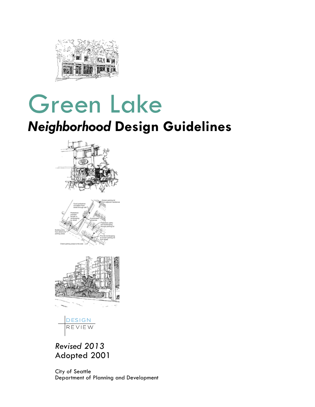 Green Lake Neighborhood Design Guidelines