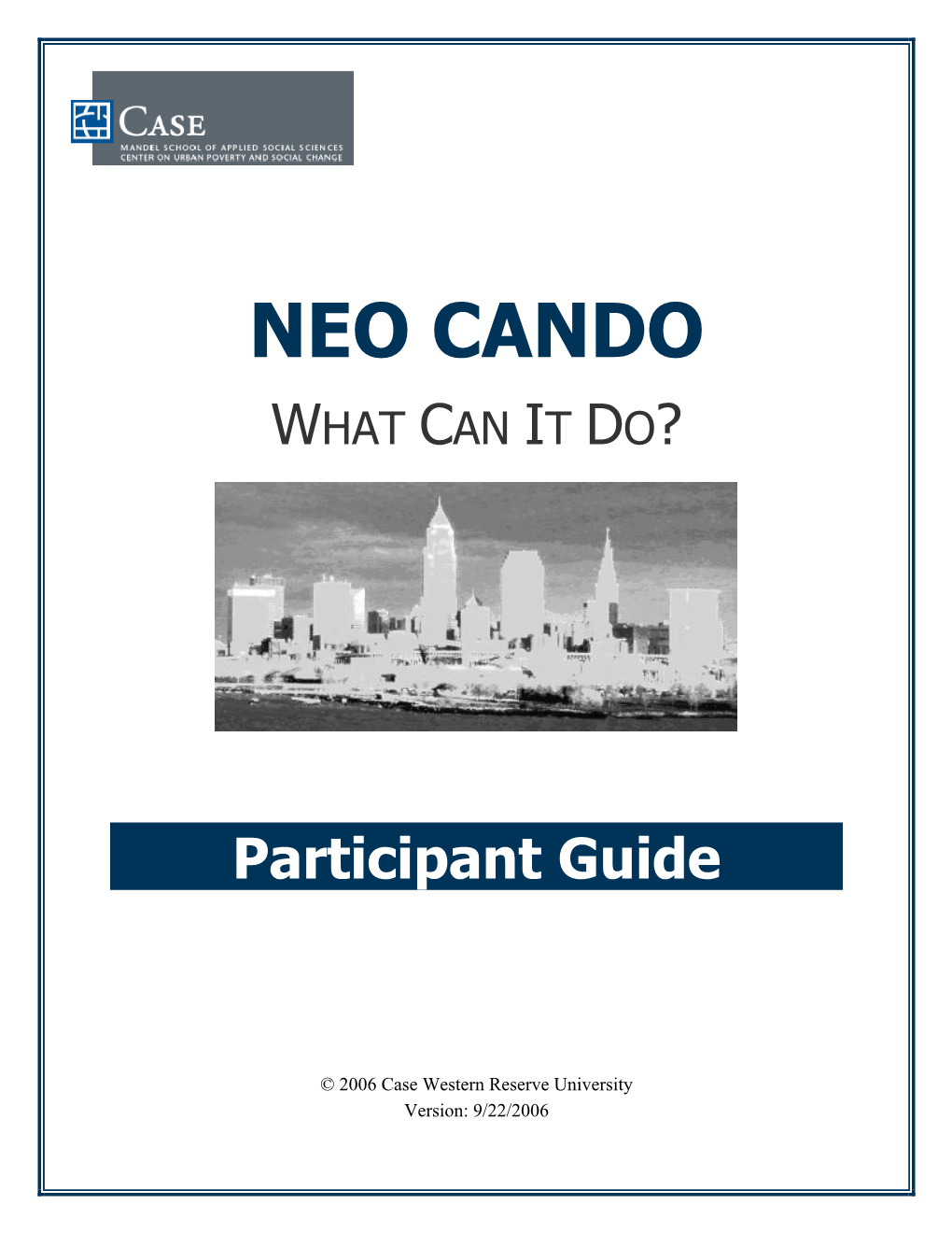 What NEO CANDO CAN DO 15 Min