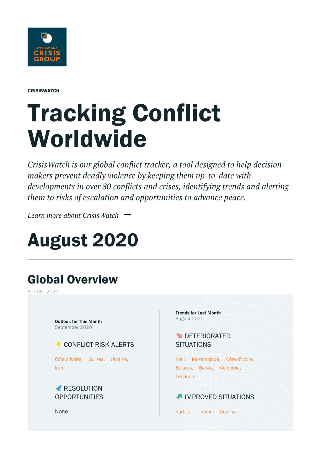 Tracking Conflict Worldwide