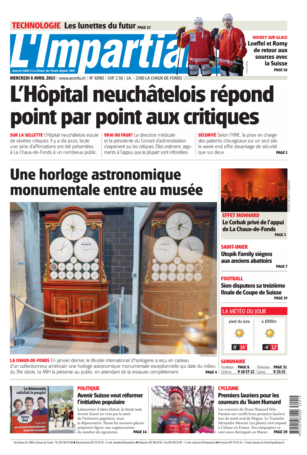 Une Horloge Astronomique Monumentale Entre Au Musée