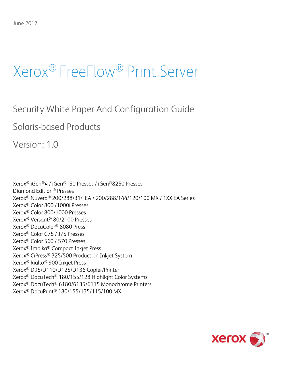 FFPS Security White Paper and Configuration Guide