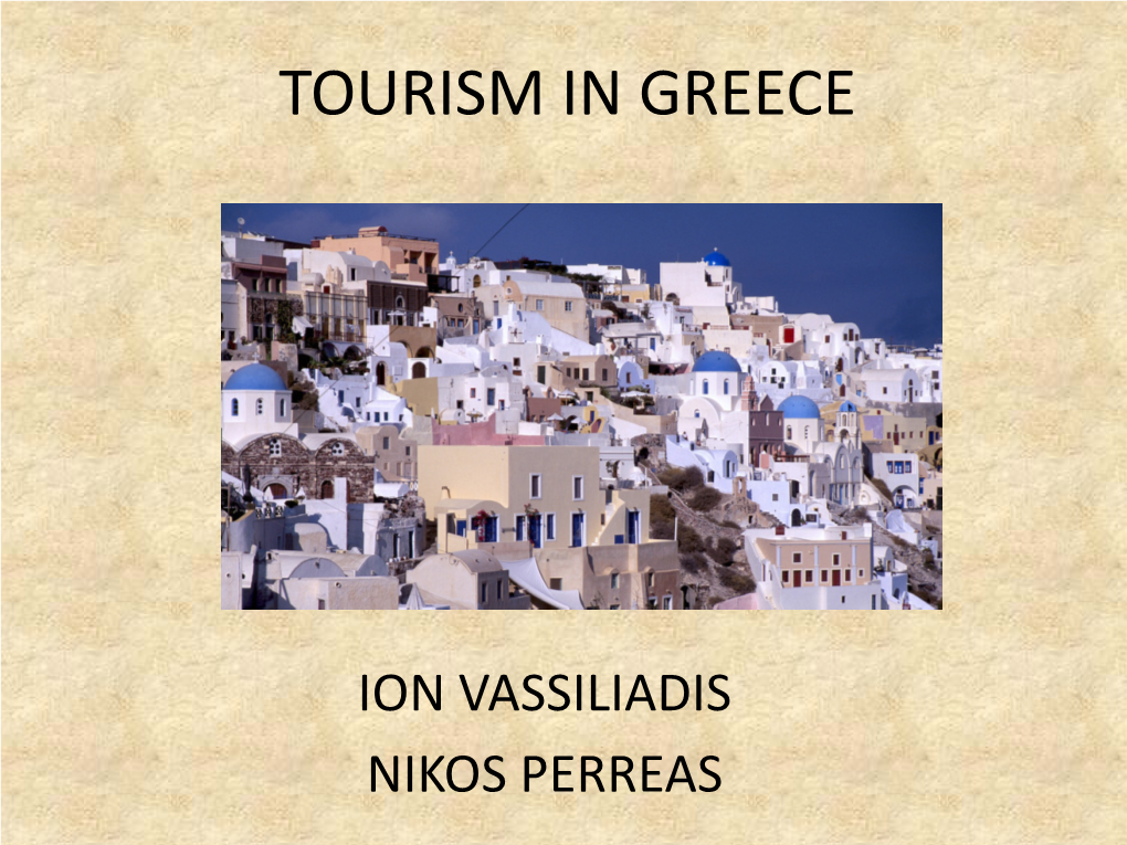 Tourism in Greece