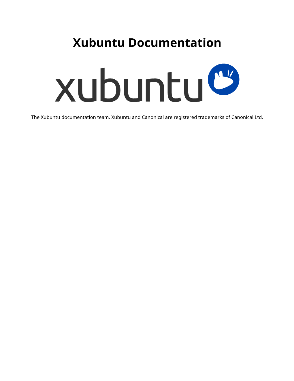 Xubuntu Documentation