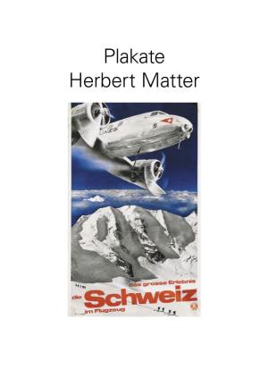Plakate Herbert Matter