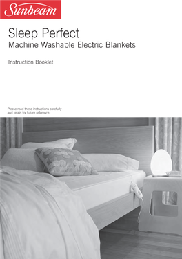 Sleep Perfect Machine Washable Electric Blankets