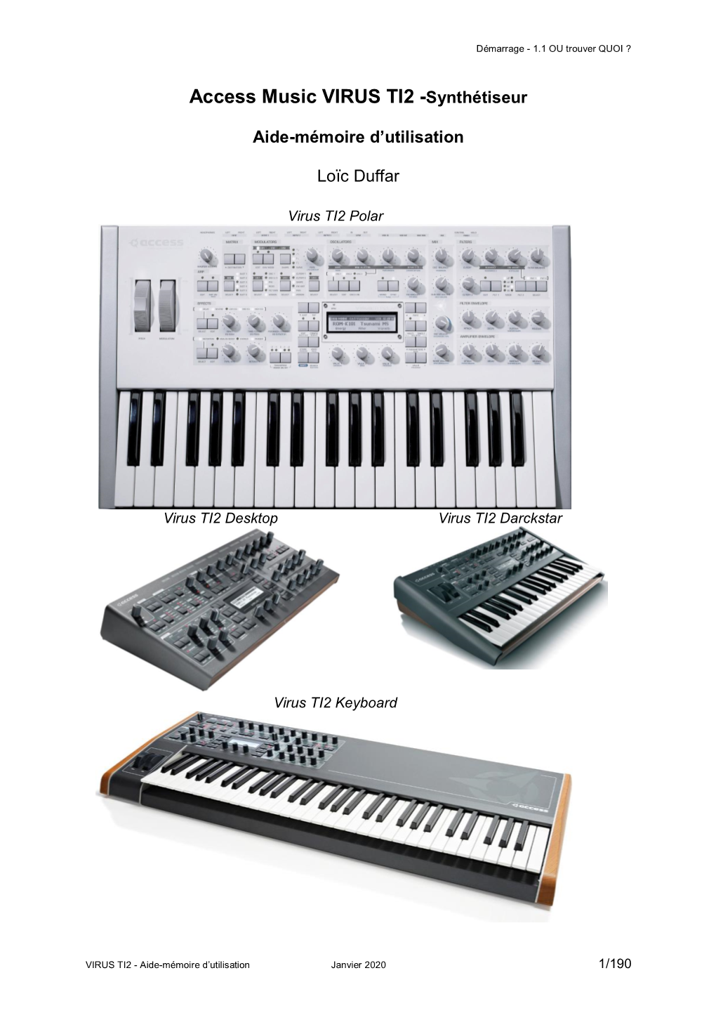 Access Music VIRUS TI2 -Synthétiseur