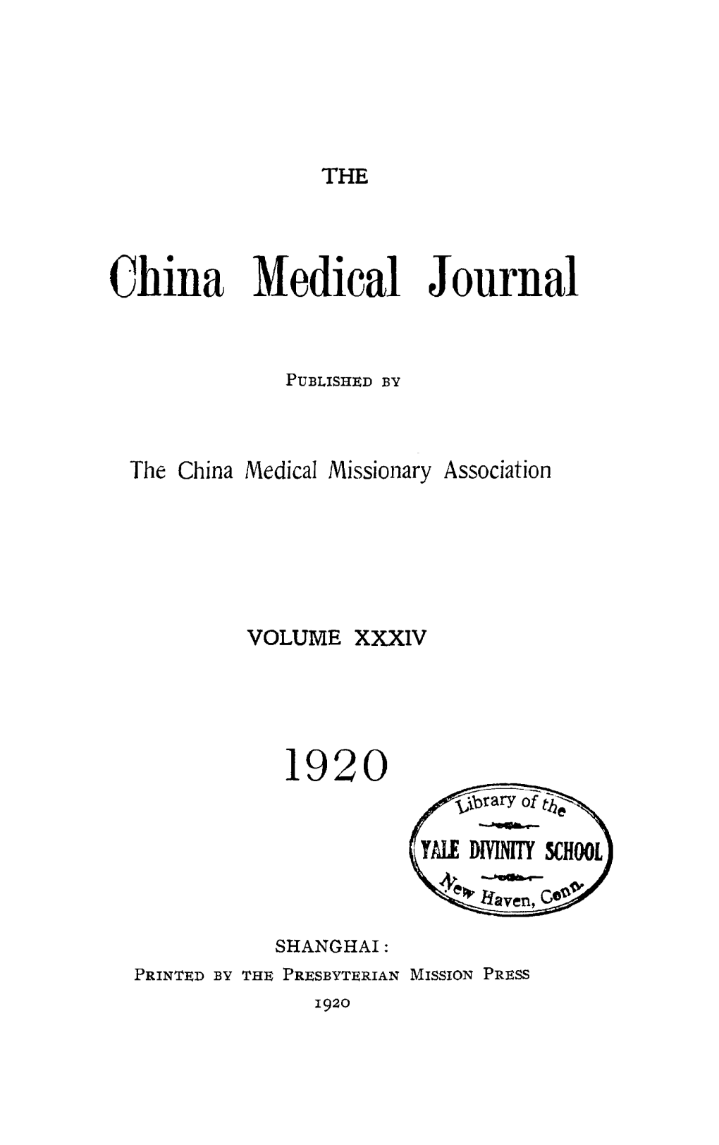 China Medical Journal