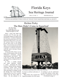 Florida Keys Sea Heritage Journal