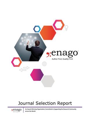 Journal Selection Report