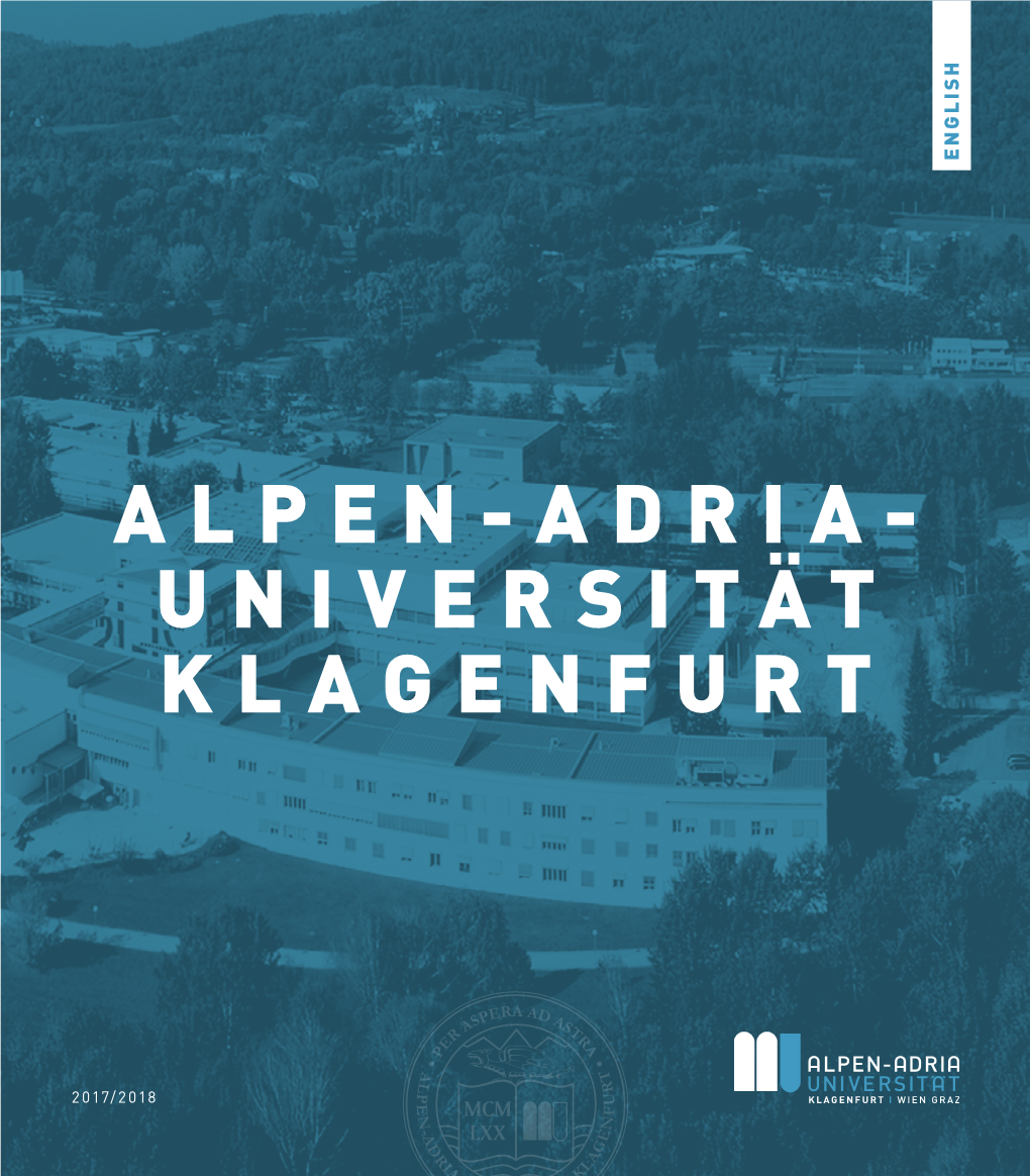 Alpen-Adria- Universität Klagenfurt