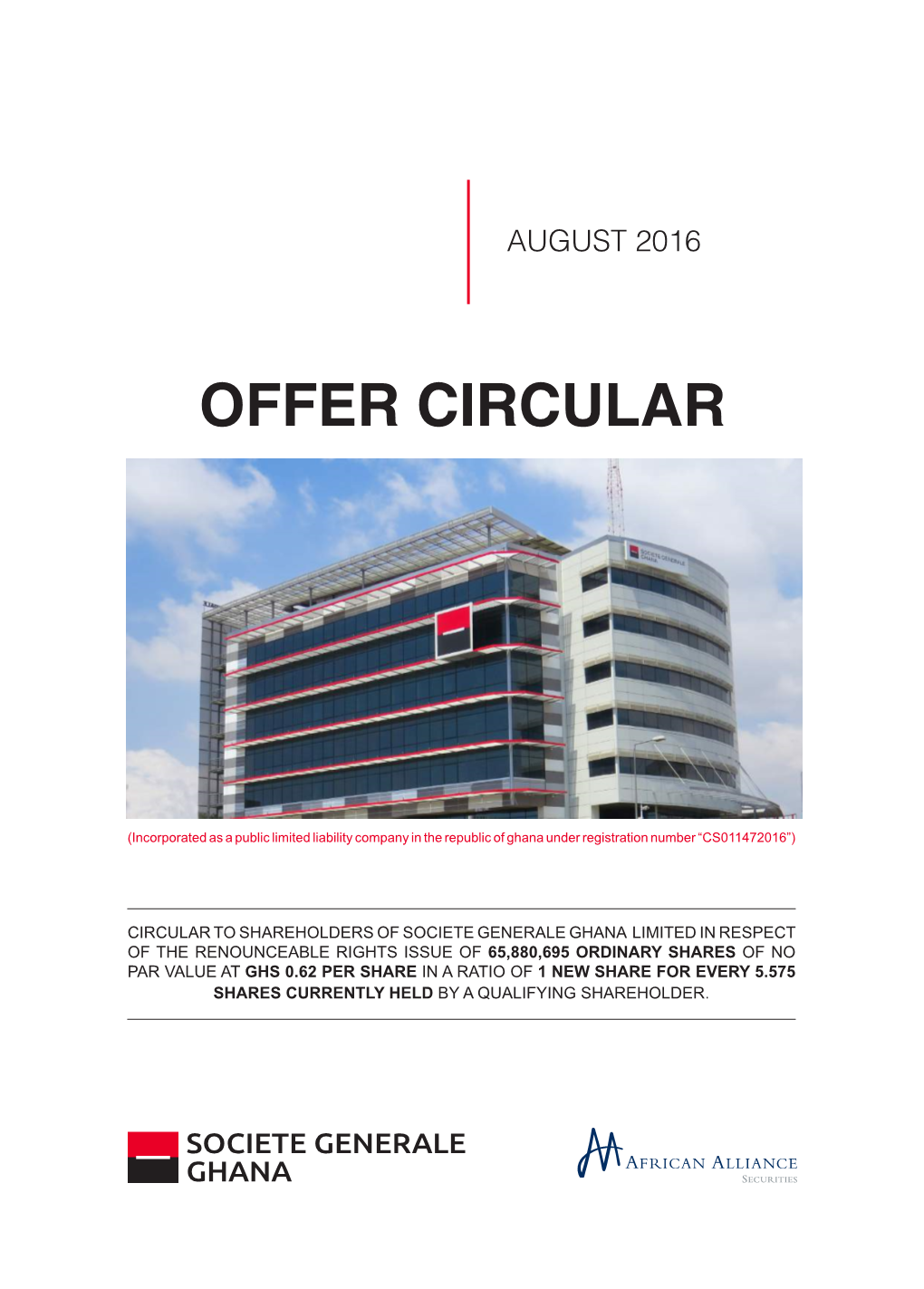 Offer Circular