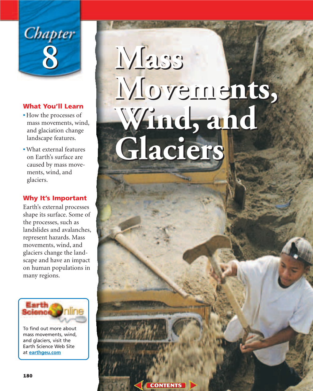 Chapter 8: Mass Movements, Wind, and Glaciers