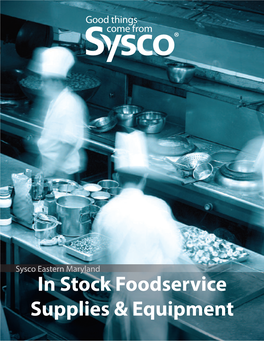 In Stock Foodservice Supplies & Equipment