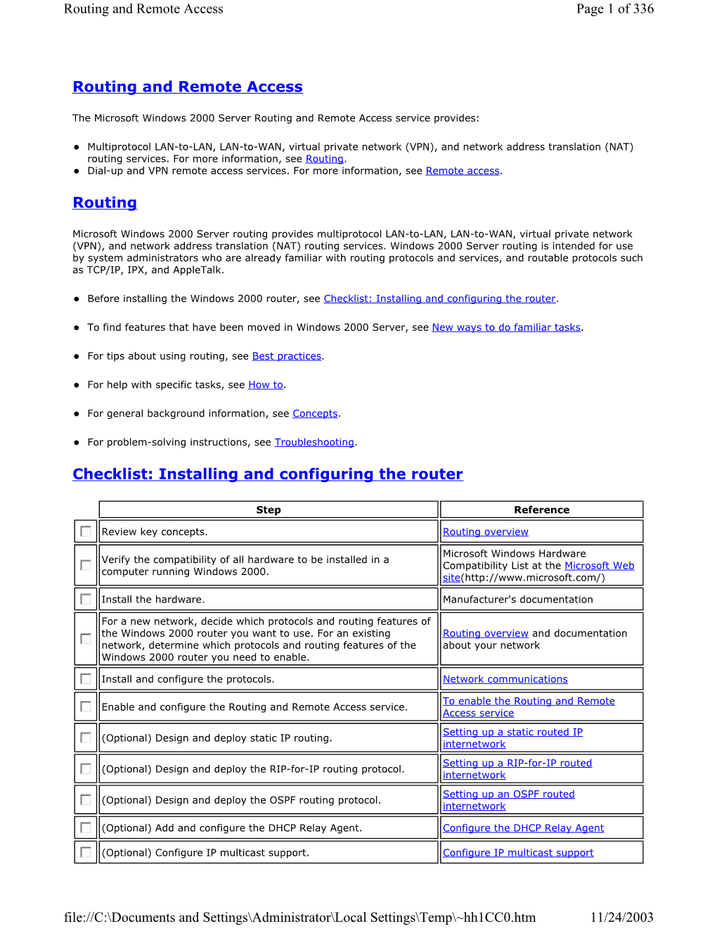 Routing and Remote Access Page 1 of 336